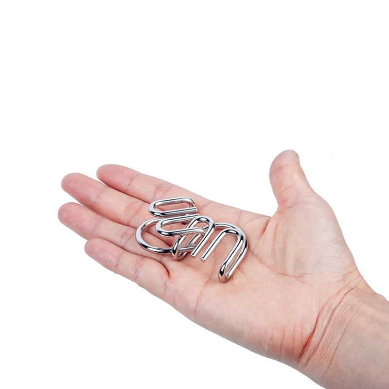 8-Pack Metal Wire Puzzle Set