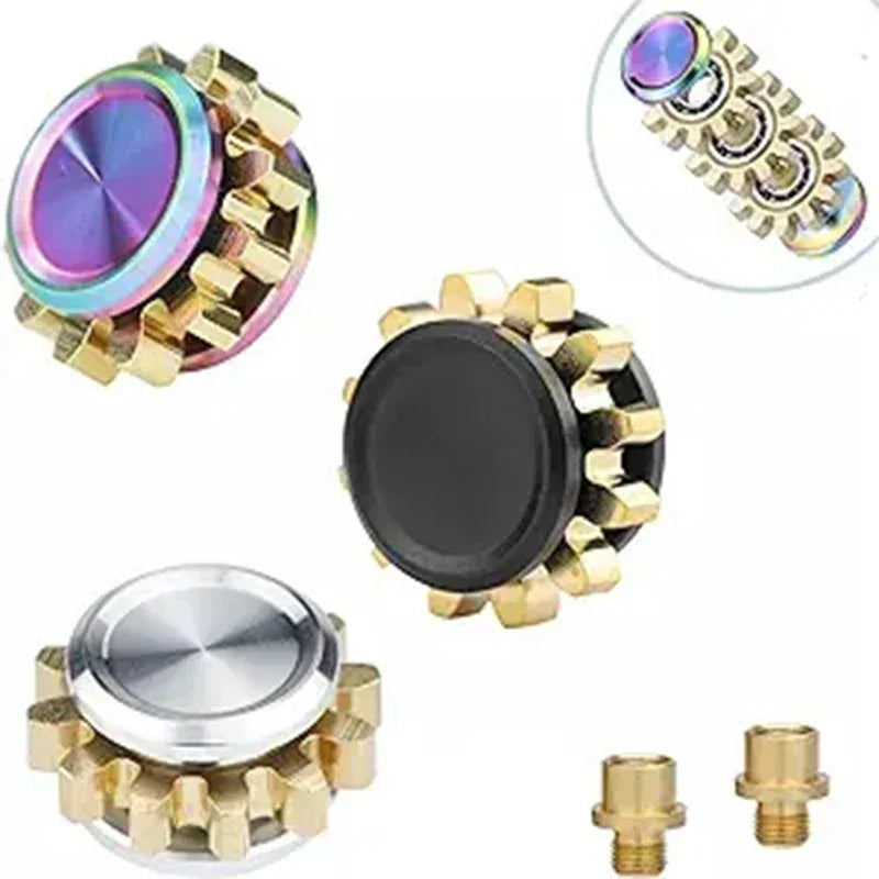 Mini Metal Gear Spinner – Precision Stress Relief in Your Pocket