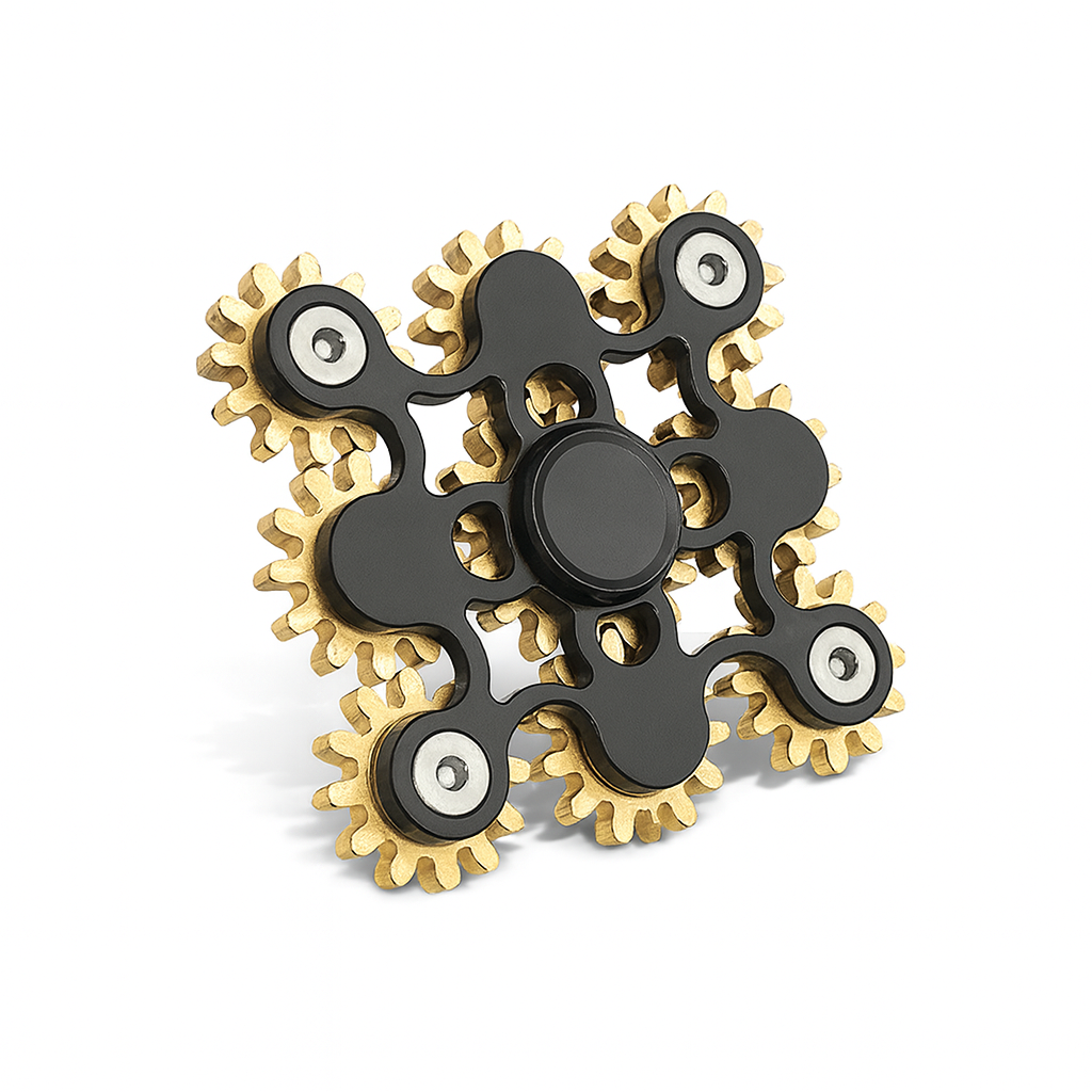 Copper Gear Spinner – Nine Teeth Precision Stress Reliever