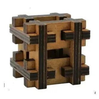 Classic Wooden Puzzle Mind Brain Teasers Interlocking Puzzles Game