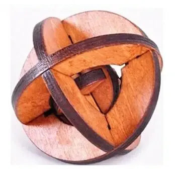Classic Wooden Puzzle Mind Brain Teasers Interlocking Puzzles Game