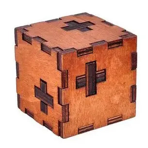 Classic Wooden Puzzle Mind Brain Teasers Interlocking Puzzles Game