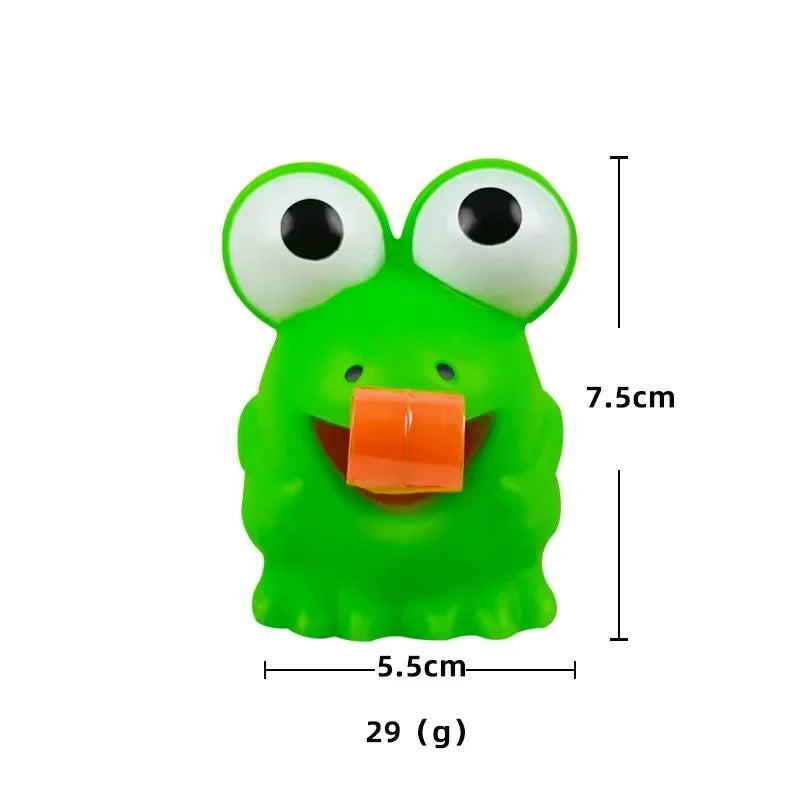 Decompression Fidget Toys Pinch Frog Dinosaur Sticking Tongue Out Relieve Stress 
