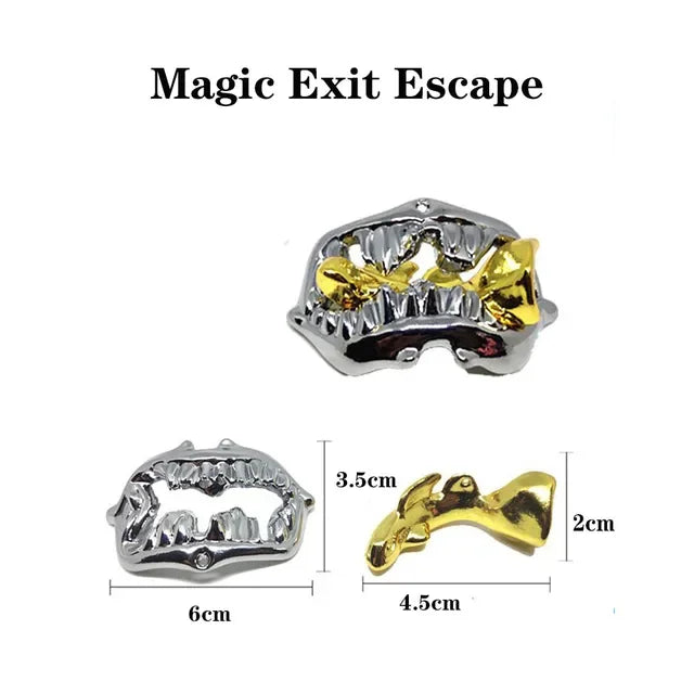 IQ Metal Brain teaser Magic Puzzle Brainstring Game Unlocking 
