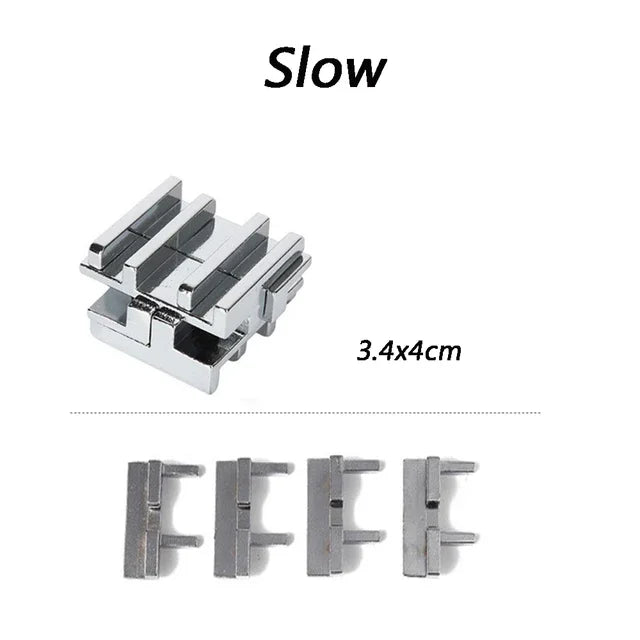 IQ Metal Brain teaser Magic Puzzle Brainstring Game Unlocking 
