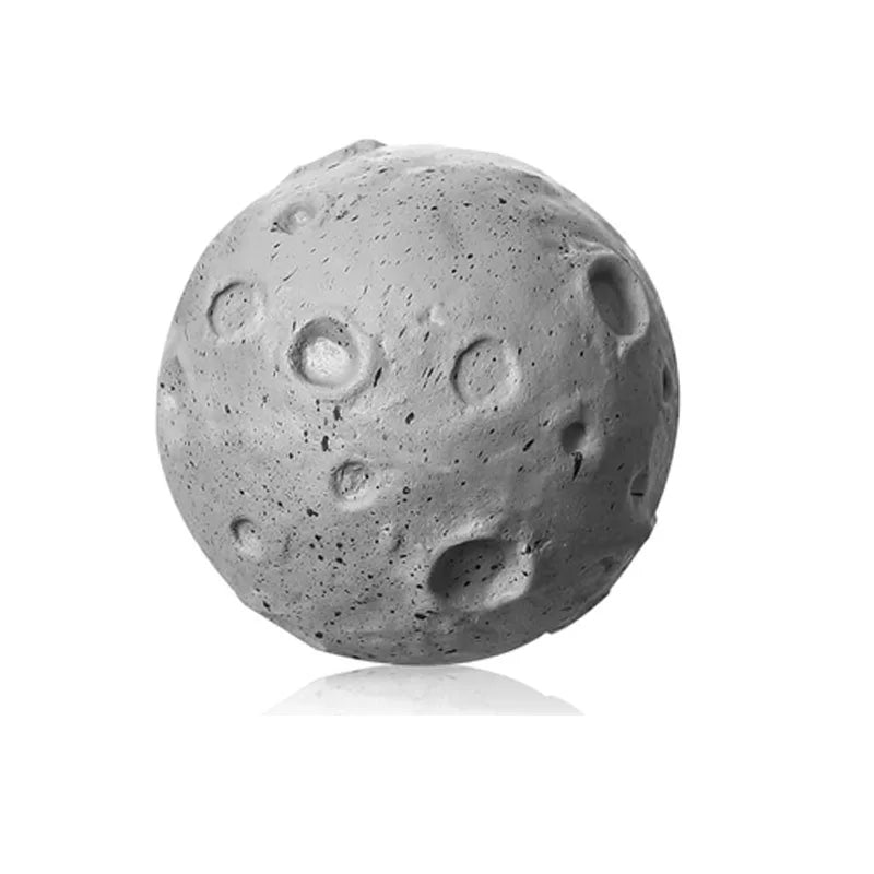Lunar Focus Foam Ball – Moon Texture Squeezable Desk Toy