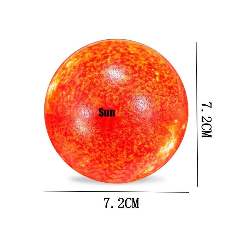 Lunar Focus Stress Ball – Moon & Sun Squeeze Foam 
