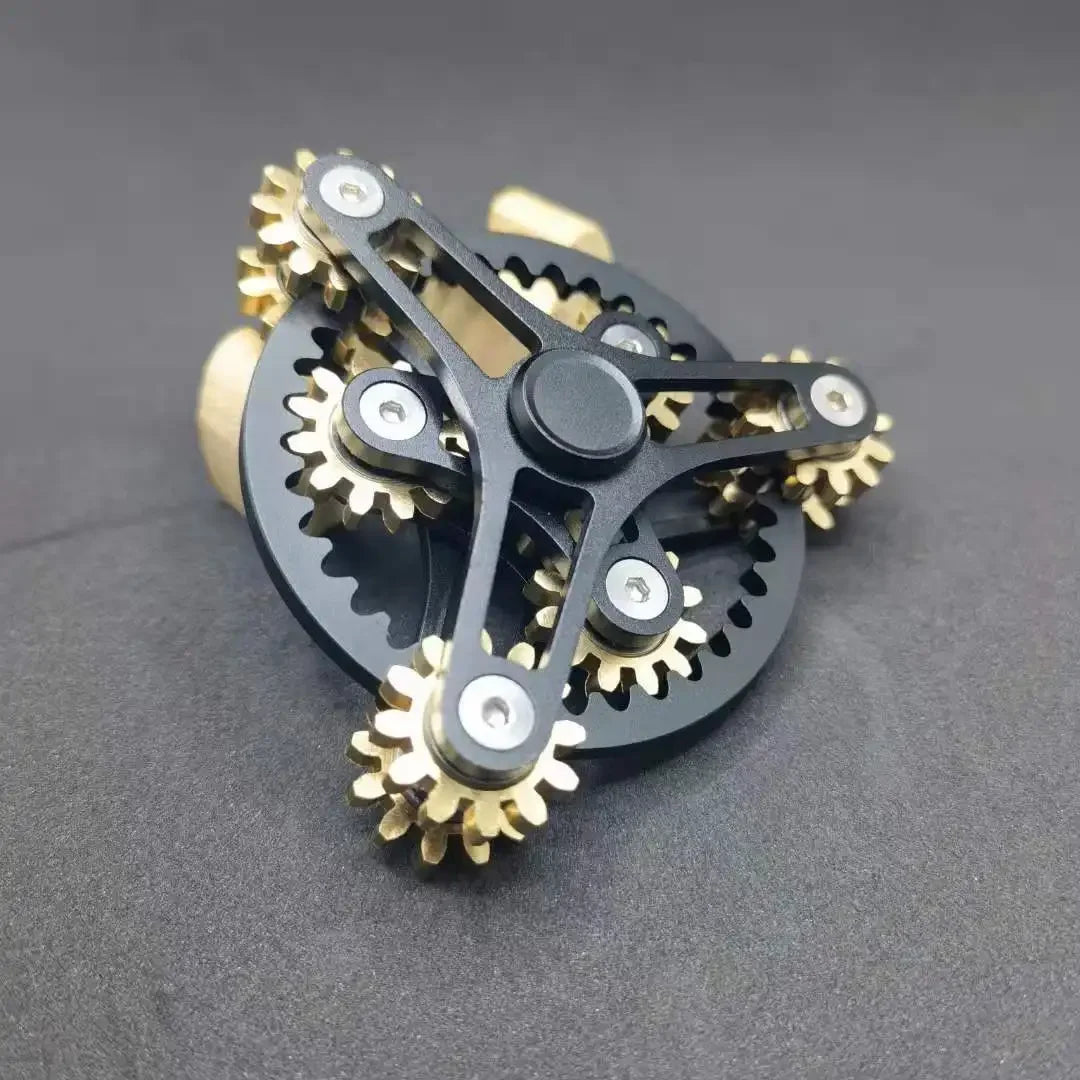 Mechanical Linkage Spinner – Industrial Elegance in Your Hands