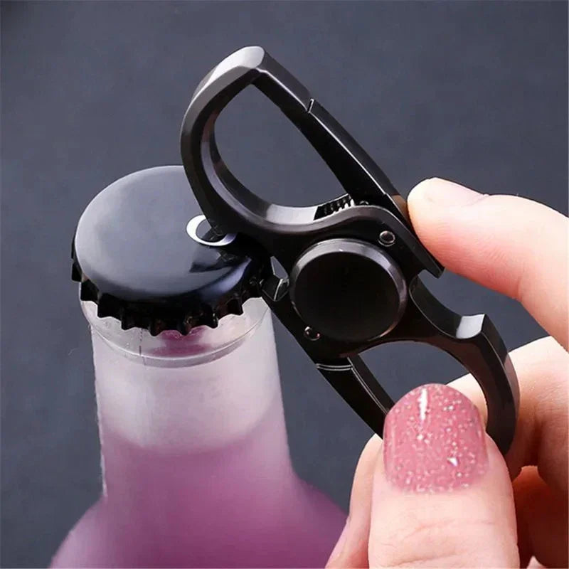 Multi-Function Spinner, Relieves Stress Key chain Bottle Opener
