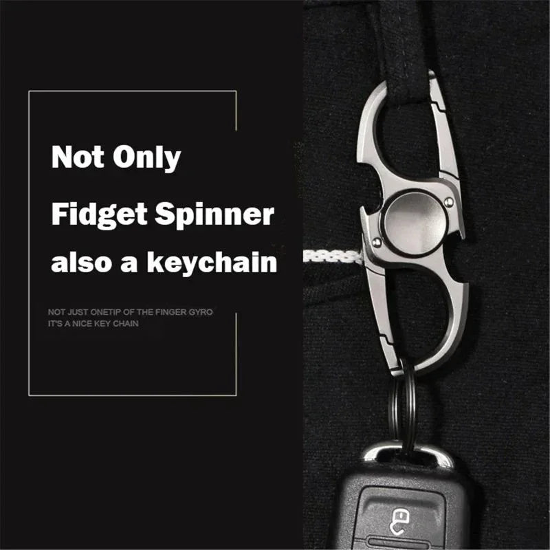 Multi-Function Spinner, Relieves Stress Key chain Bottle Opener