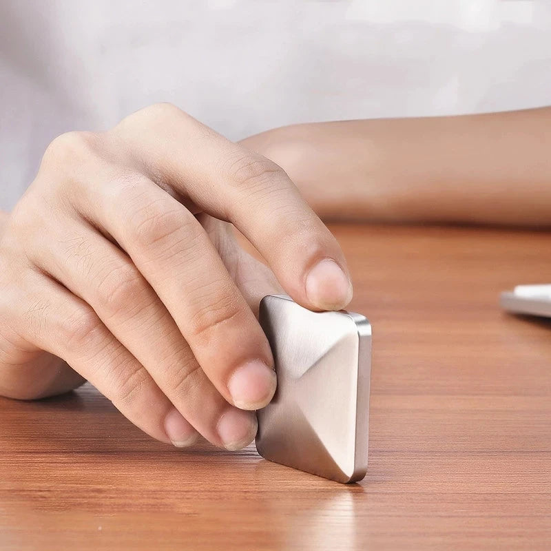 Precision-crafted kinetic desk spinner for focus, creativity, and stress relief.