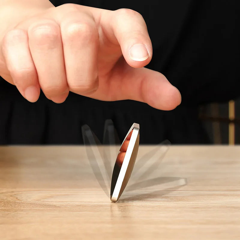 Precision-crafted kinetic desk spinner for focus, creativity, and stress relief.