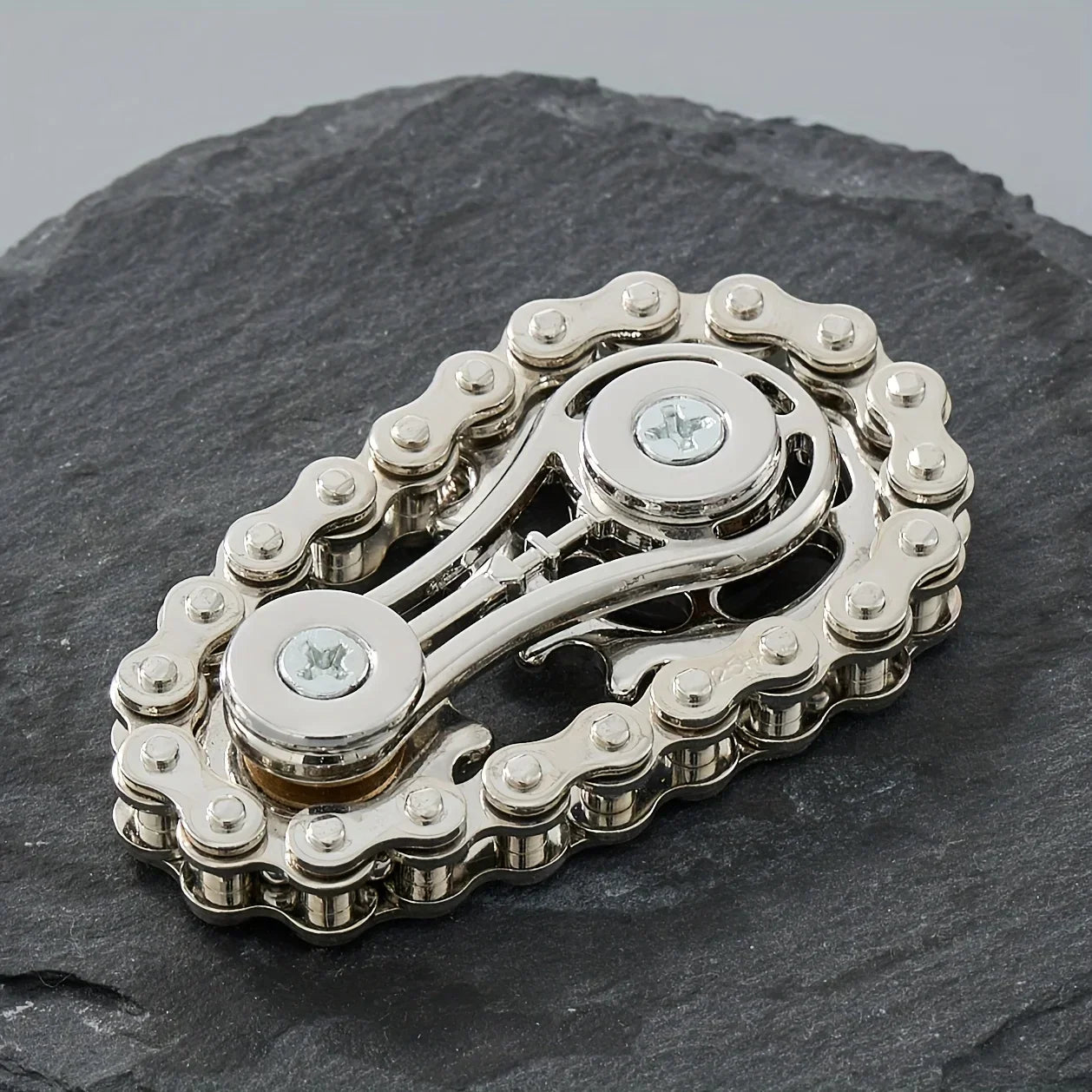 MindEase Gear Spinner Sprockets Flywheel Metal Bike Chains Fingertip Gyro Fidget Spinner stress relief
