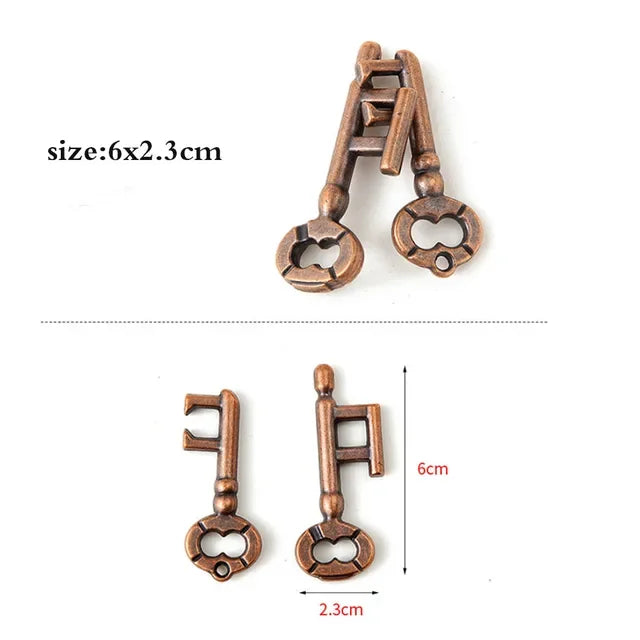 IQ Metal Brain teaser Magic Puzzle Brainstring Game Unlocking 