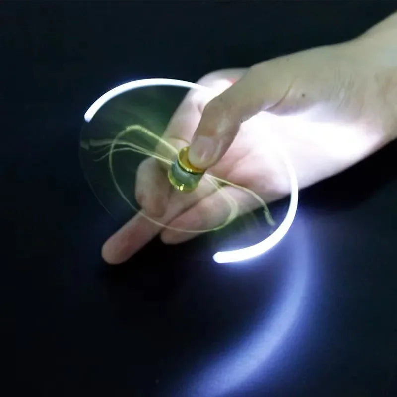 MindEase Multifunctional Spinner Pen with LED Light Finger Rotate Luminous Gyro Pens Fidgets Spinner LED Light Ballpoint Pen Metal Gyro Pen Gift