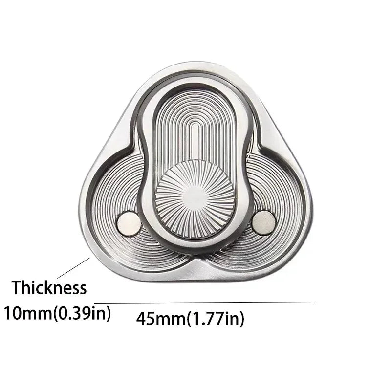 Magnetic Triangular Metal Fidget Slider – EDC Stress Relief Executive Toy for Adults