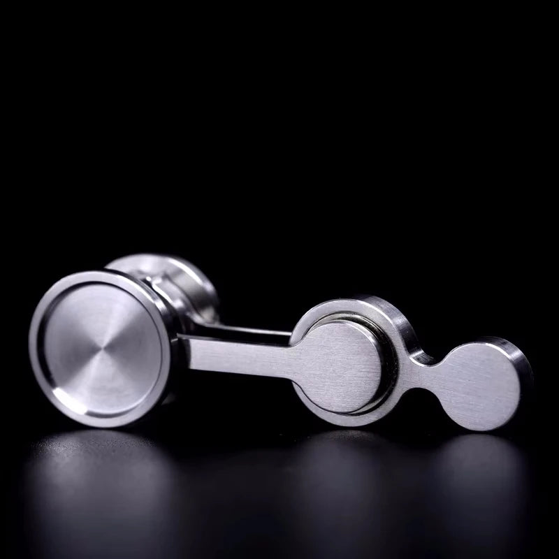 Stainless Steel Foldable Pendulum Fidget Spinner – Premium Anti-Stress EDC Executive Toy