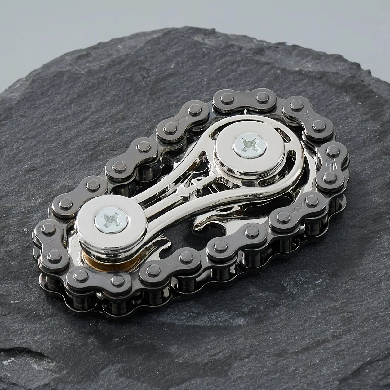 MindEase Gear Spinner Sprockets Flywheel Metal Bike Chains Fingertip Gyro Fidget Spinner stress relief