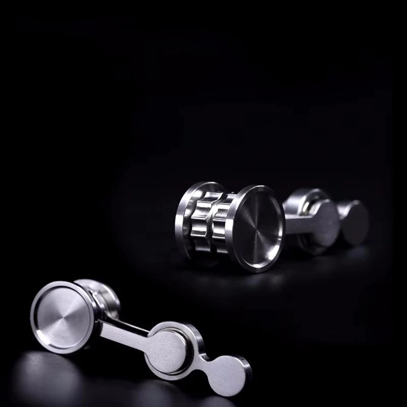 Stainless Steel Foldable Pendulum Fidget Spinner – Premium Anti-Stress EDC Executive Toy