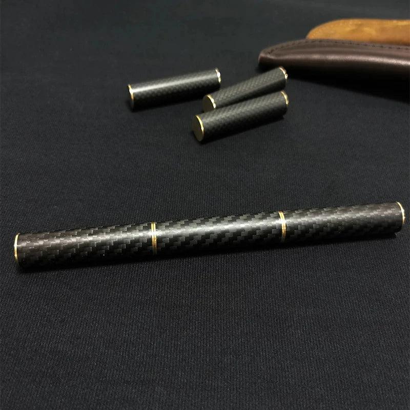 Magnetic Carbon Fiber EDC Fidget Stick – 3-Section Rotating Stress Relief Toy for Adults