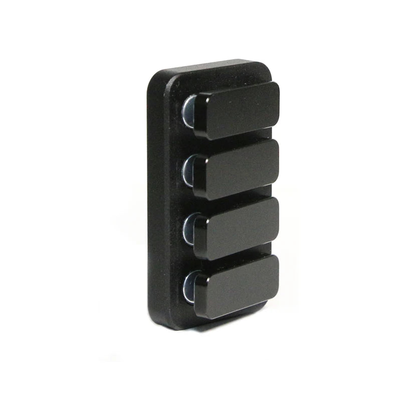 Black Piano Keys Magnetic Fidget Clicker – Premium EDC Stress Relief Executive Toy