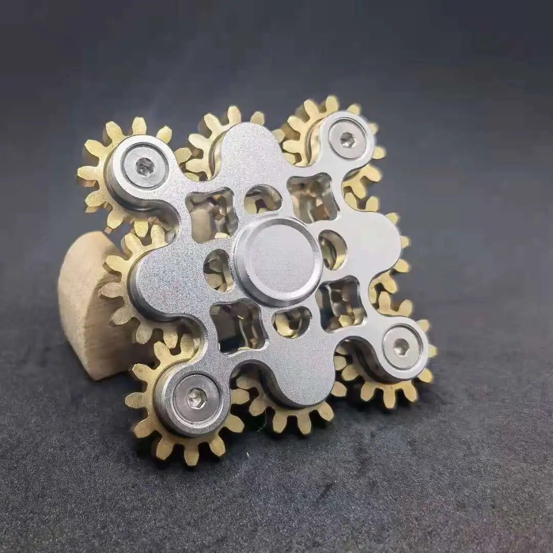 Copper Gear Spinner – Nine Teeth Precision Stress Reliever