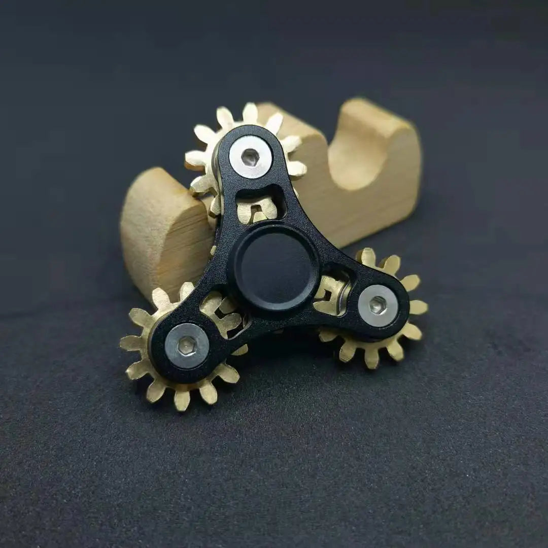 Mechanical Linkage Spinner – Industrial Elegance in Your Hands