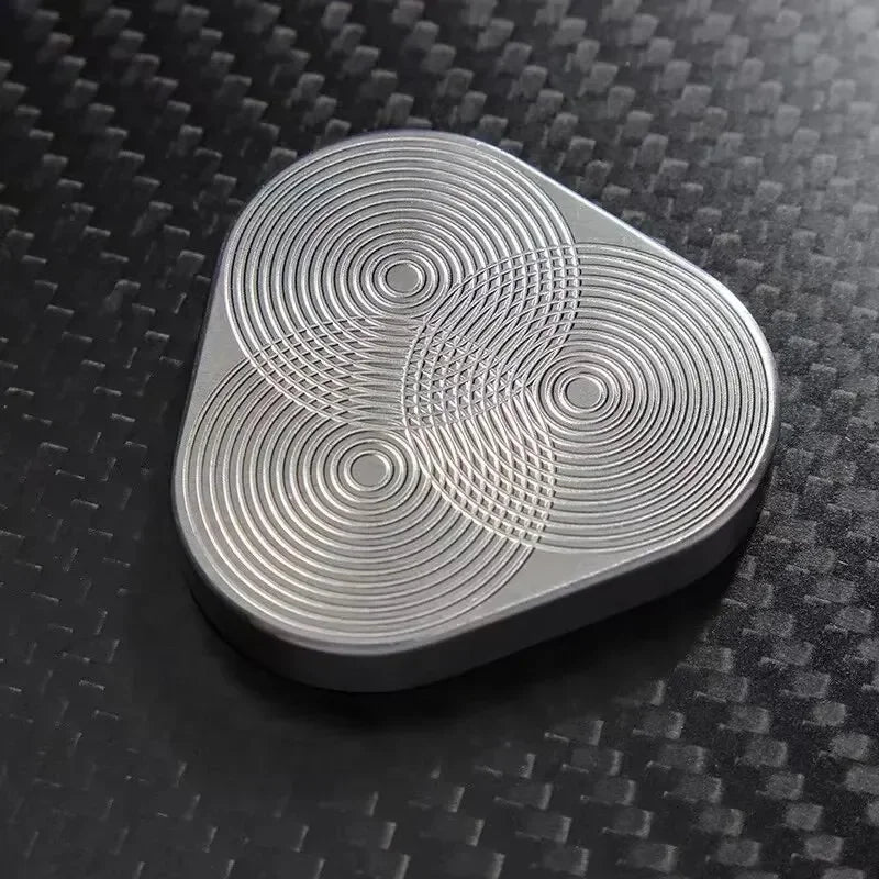 Magnetic Triangular Metal Fidget Slider – EDC Stress Relief Executive Toy for Adults
