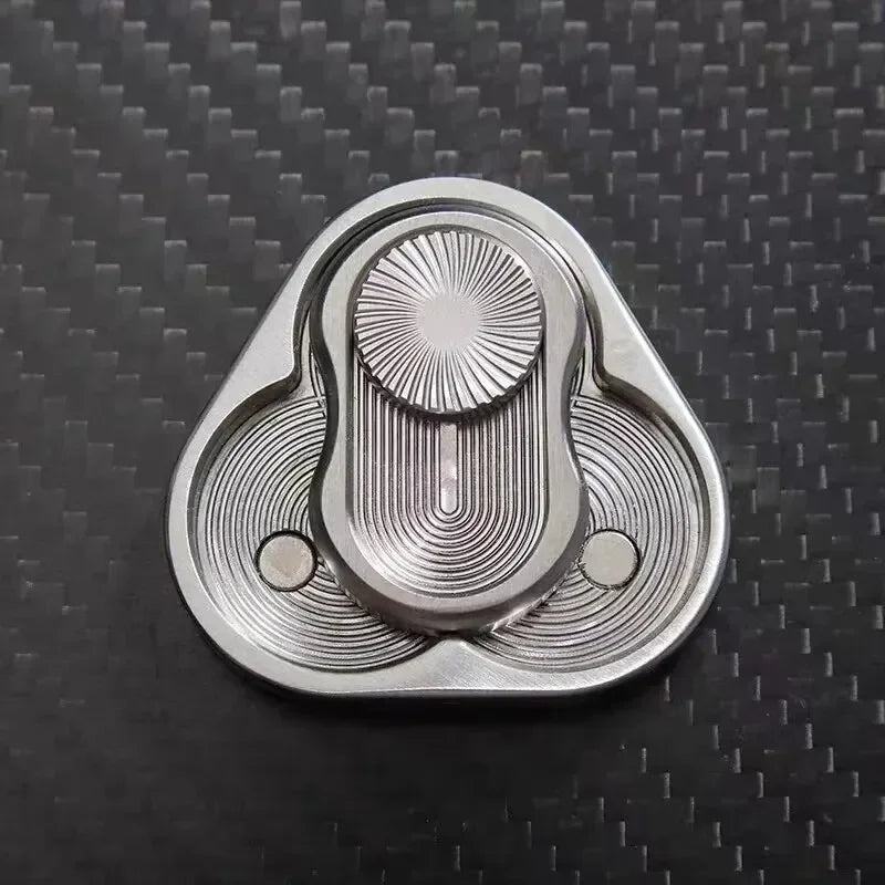 Magnetic Triangular Metal Fidget Slider – EDC Stress Relief Executive Toy for Adults