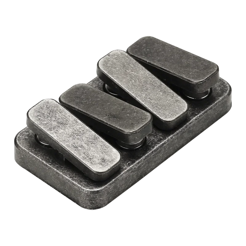 Magnetic Metal piano Fidget Slider – Compact Stress Relief EDC Executive Toy for Adults