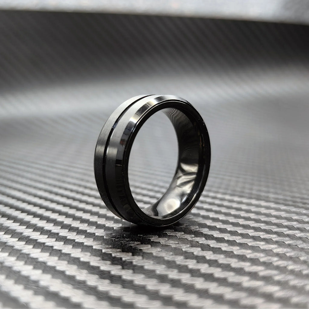 Metal Fidget Ratchet Ring – Stress Relief & Fashion Accessory for Adults