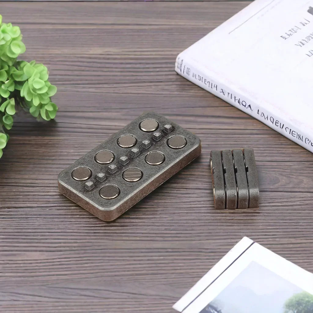 Magnetic Metal piano Fidget Slider – Compact Stress Relief EDC Executive Toy for Adults