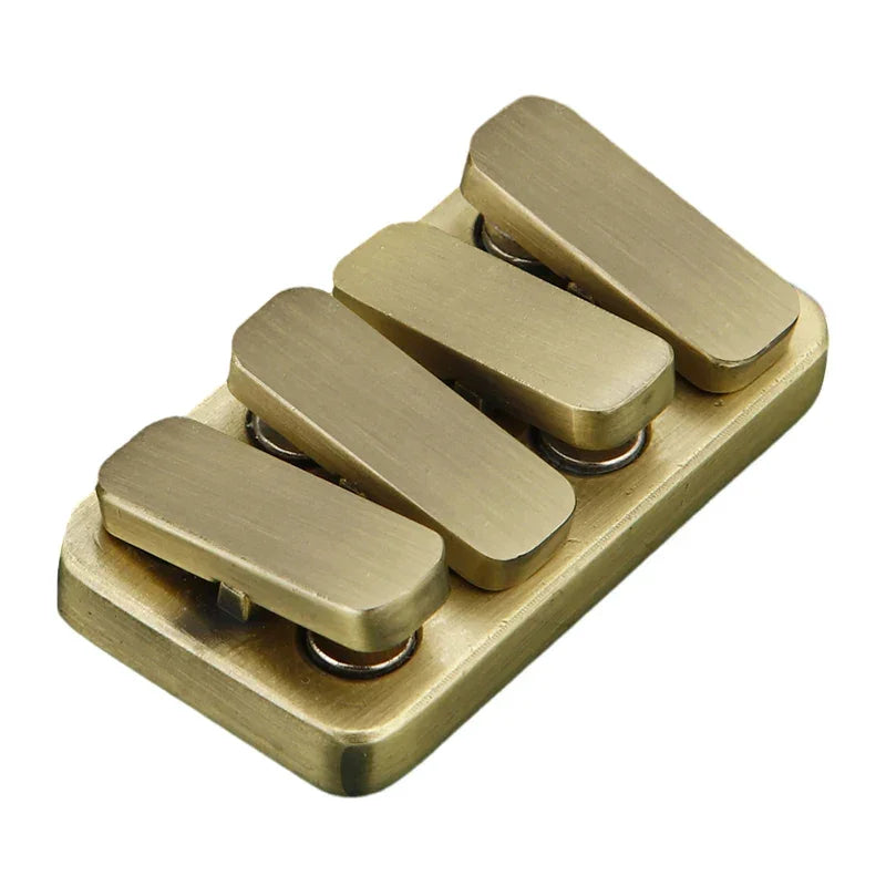 Magnetic Metal piano Fidget Slider – Compact Stress Relief EDC Executive Toy for Adults
