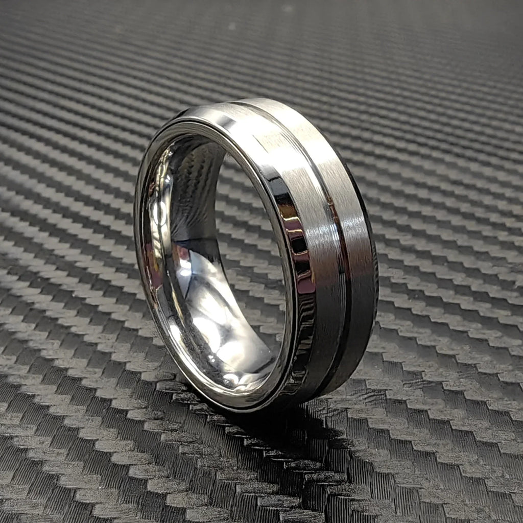 Metal Fidget Ratchet Ring – Stress Relief & Fashion Accessory for Adults