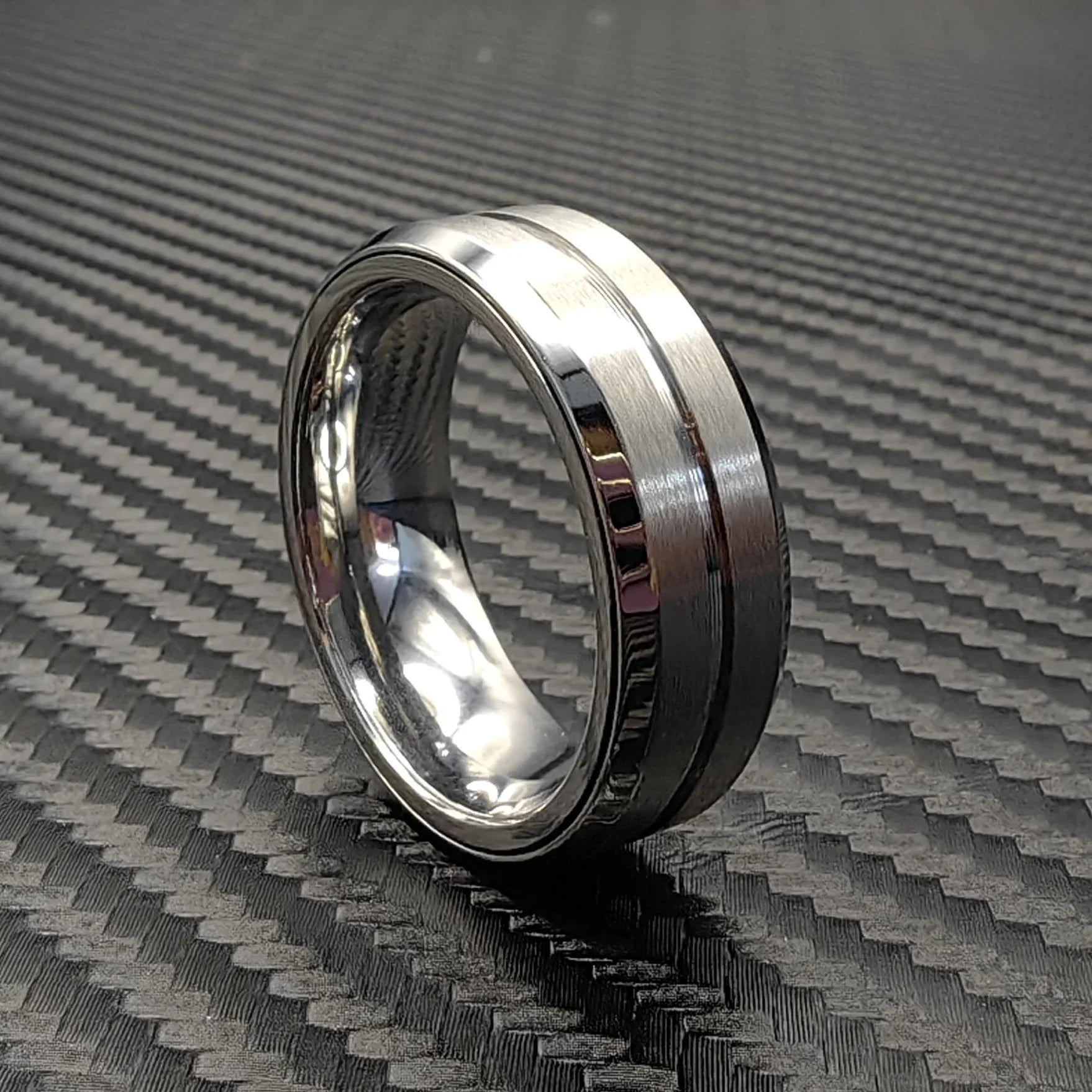 Metal Fidget Ratchet Ring – Stress Relief & Fashion Accessory for Adults