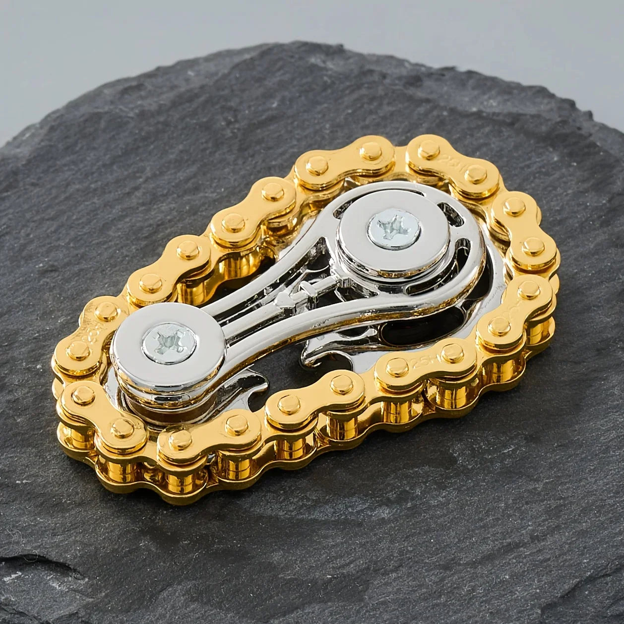 MindEase Gear Spinner Sprockets Flywheel Metal Bike Chains Fingertip Gyro Fidget Spinner stress relief