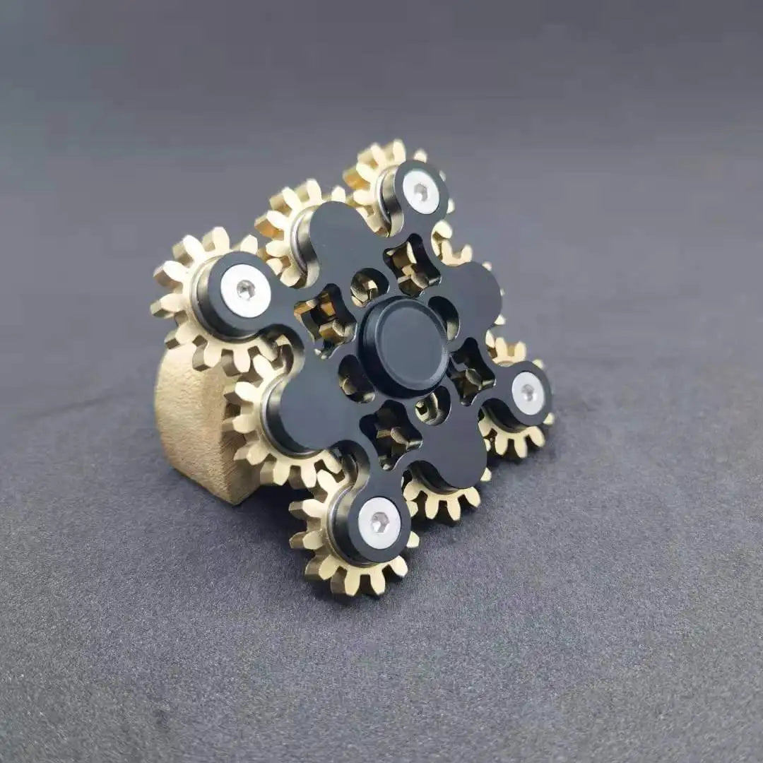 Copper Gear Spinner – Nine Teeth Precision Stress Reliever