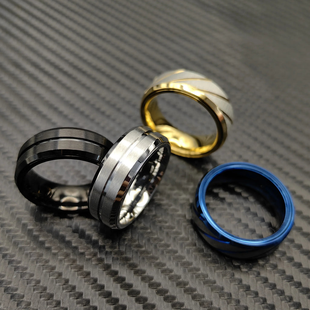 Metal Fidget Ratchet Ring – Stress Relief & Fashion Accessory for Adults