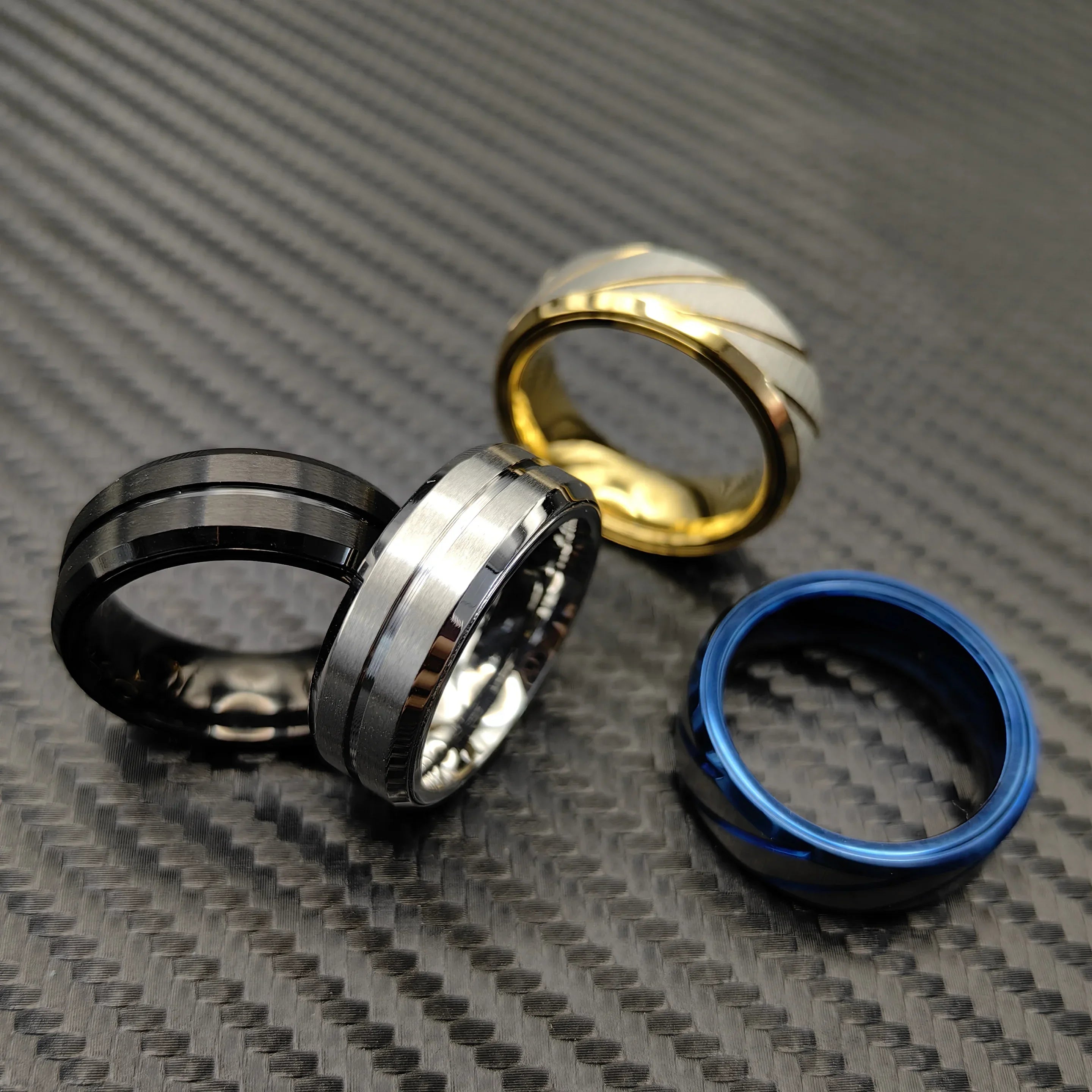 Metal Fidget Ratchet Ring – Stress Relief & Fashion Accessory for Adults