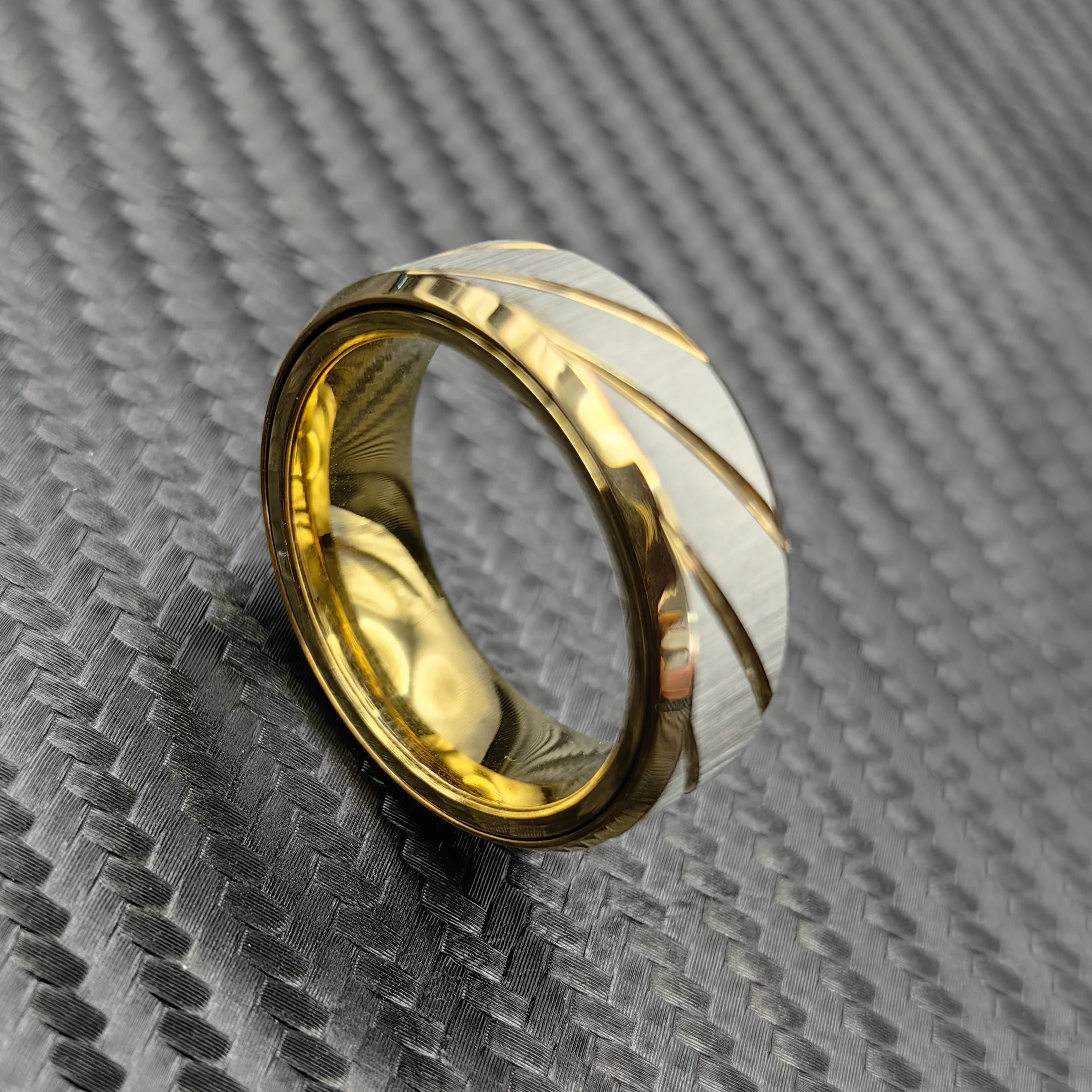 Metal Fidget Ratchet Ring – Stress Relief & Fashion Accessory for Adults
