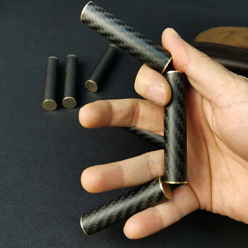 Magnetic Carbon Fiber EDC Fidget Stick – 3-Section Rotating Stress Relief Toy for Adults