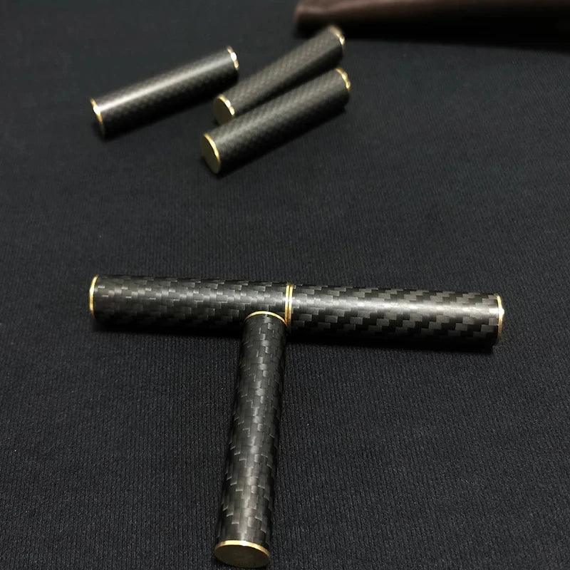 Magnetic Carbon Fiber EDC Fidget Stick – 3-Section Rotating Stress Relief Toy for Adults