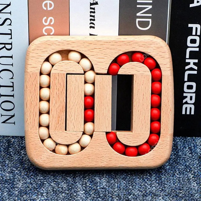 Wooden Brain Teaser Puzzle – Classic Luban Slide Lock | MindEase Smart & Calm Series