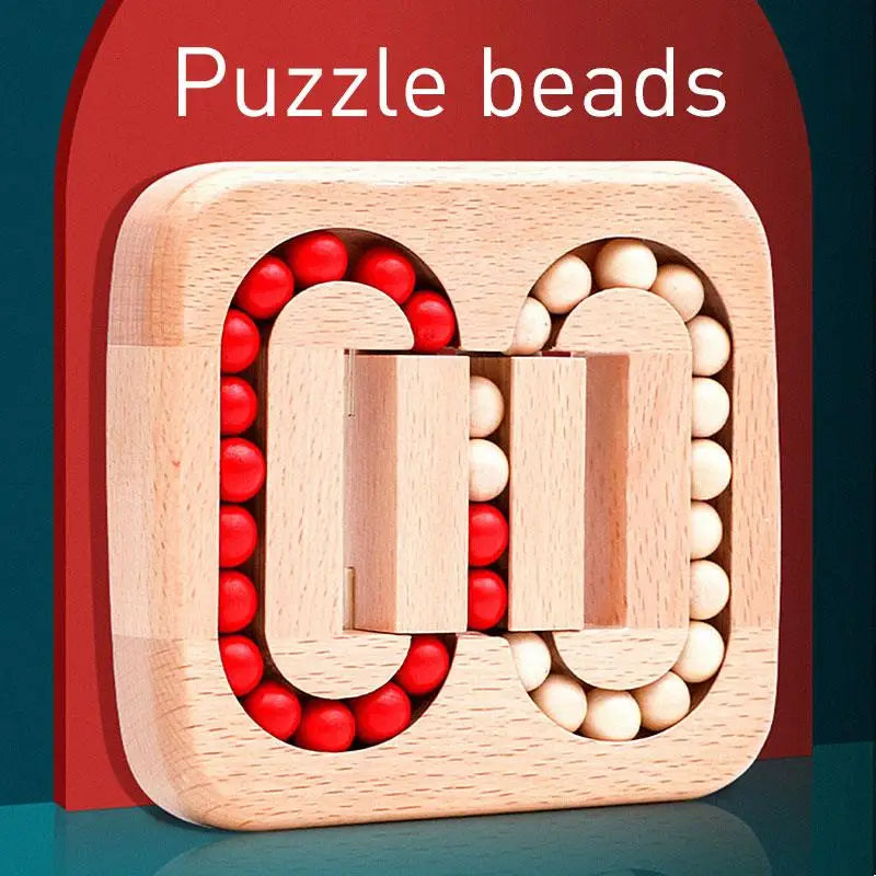 Wooden brain teaser puzzle Luban lock stress relief toy MindEase