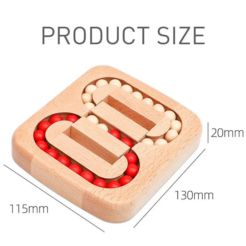 Wooden brain teaser puzzle Luban lock stress relief toy MindEase