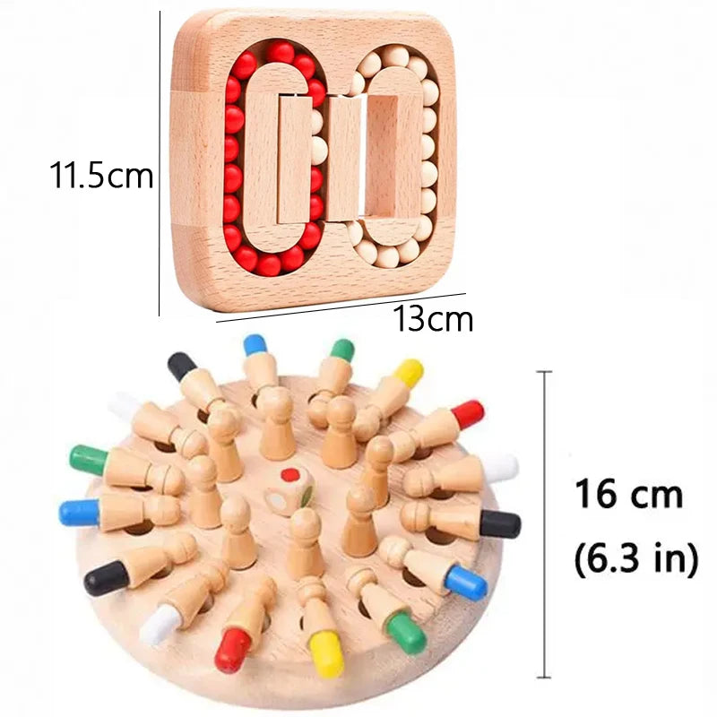 Wooden brain teaser puzzle Luban lock stress relief toy MindEase