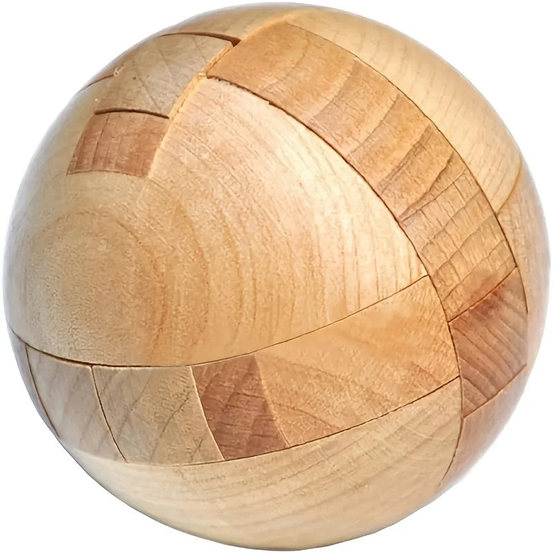Wooden puzzle ball Brain Teaser for Focus & Calm